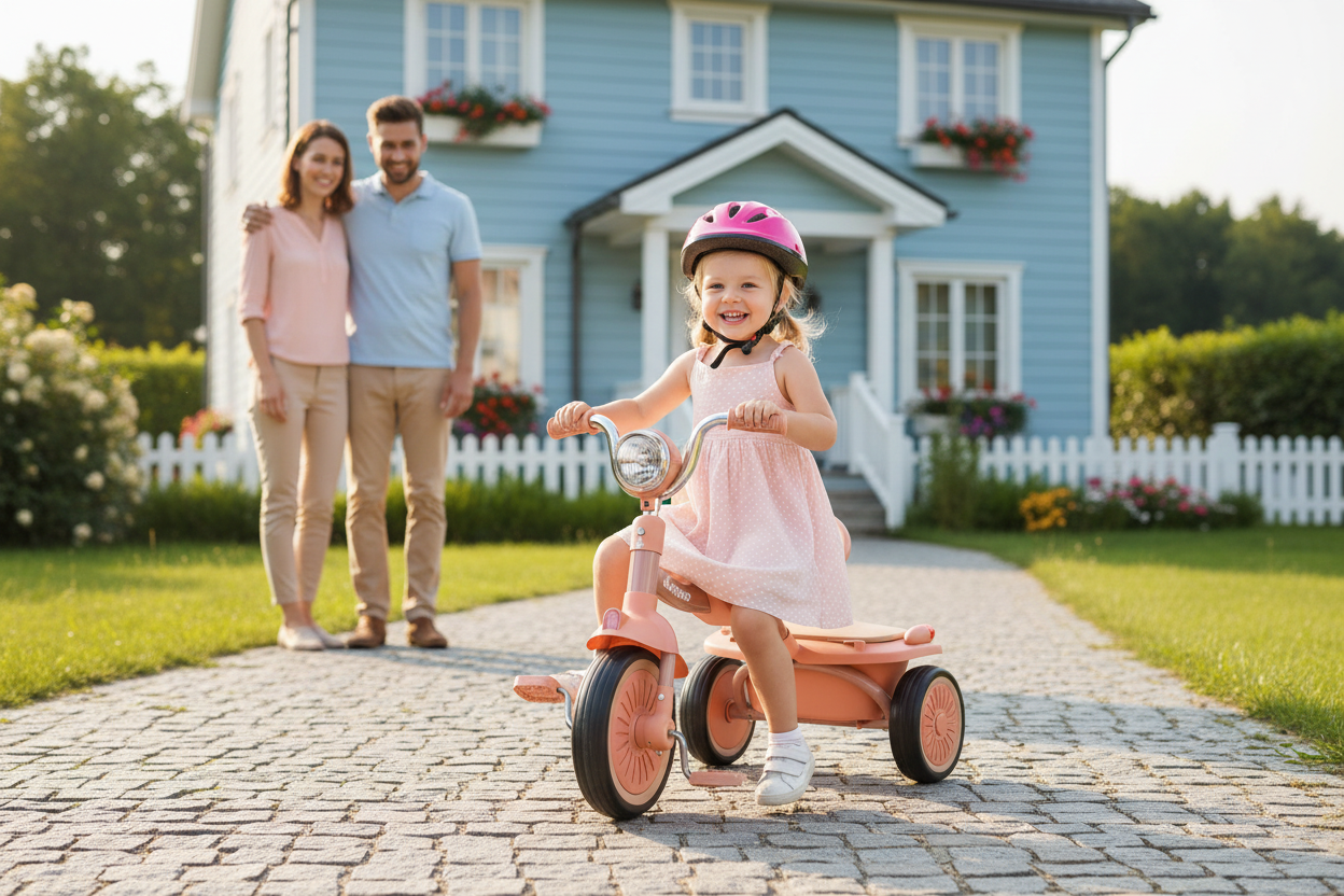 Tricycle Enfant 1-5 ans — 4 en 1