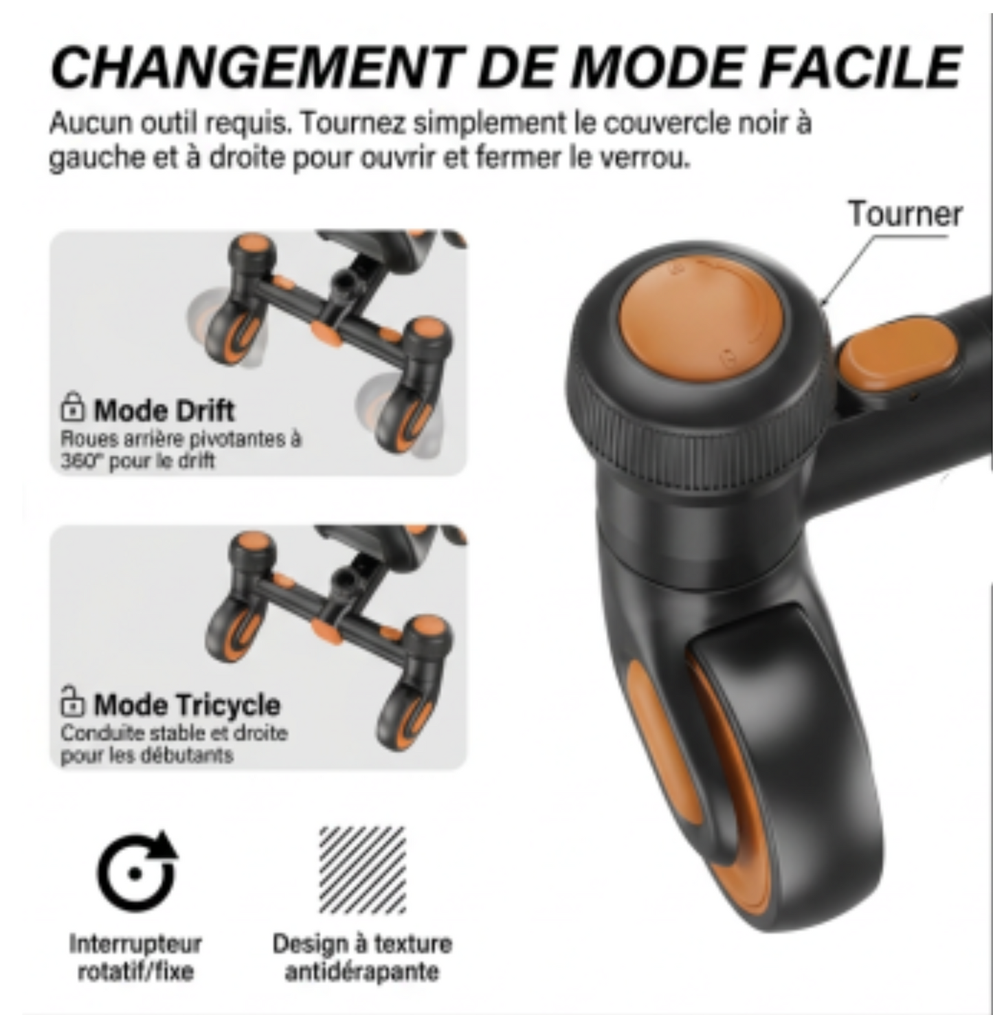 Tricycle Évolutif 3 en 1 — Roues LED