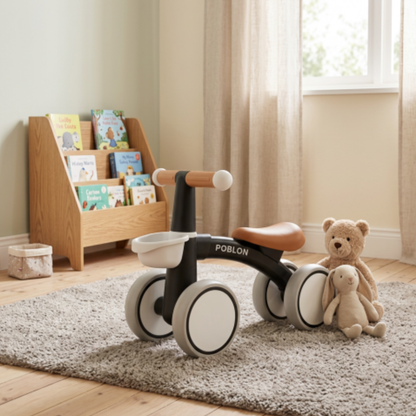 Draisienne 4 Roues Bébé avec Panier