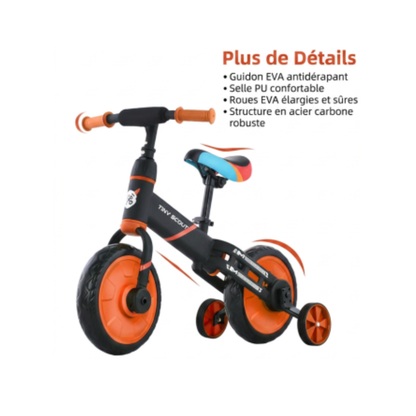 Draisienne 4 en 1 Enfant 3-5 ans — Tiny Scout
