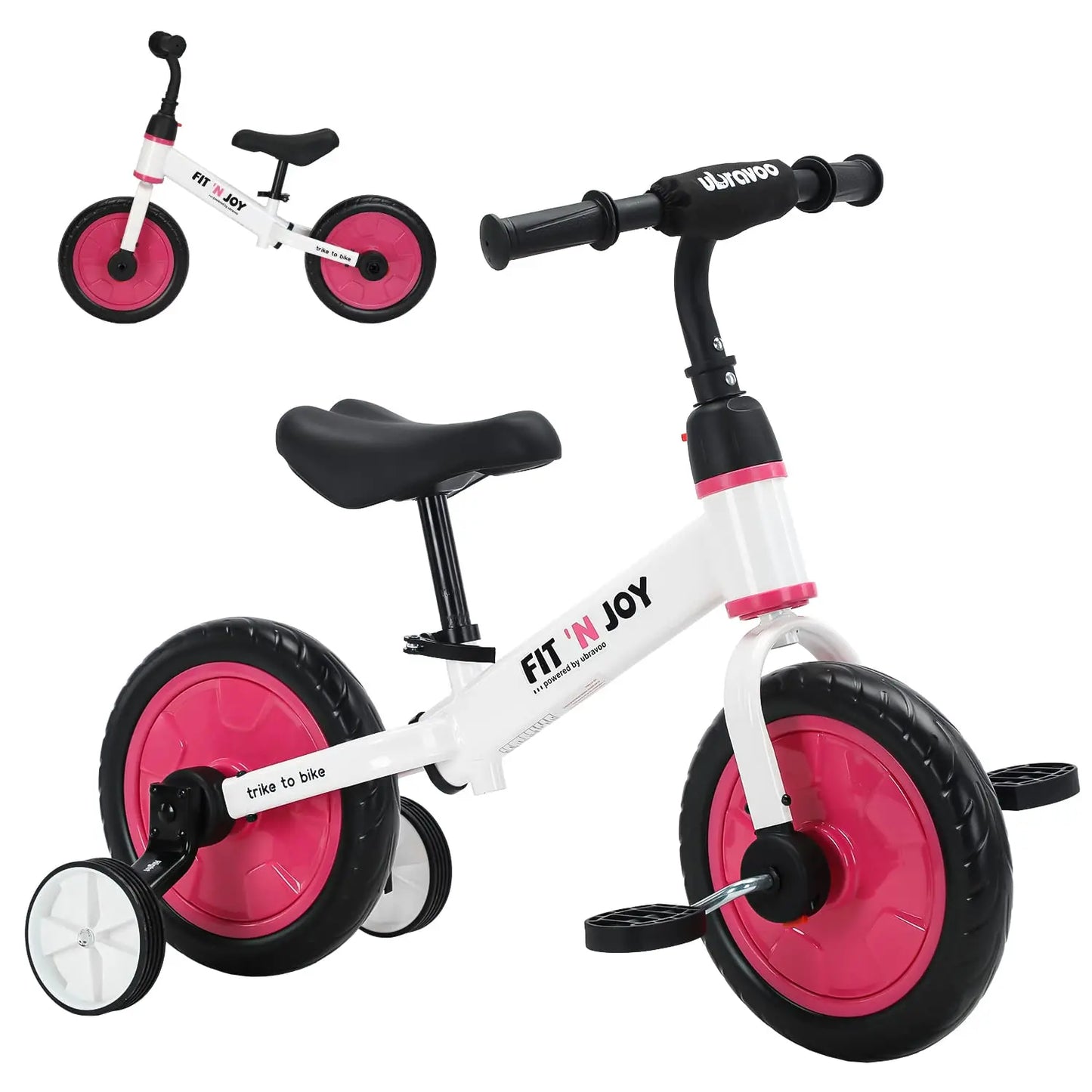 Vélo Évolutif Enfant 2-5 ans — Roues Stabilisatrices