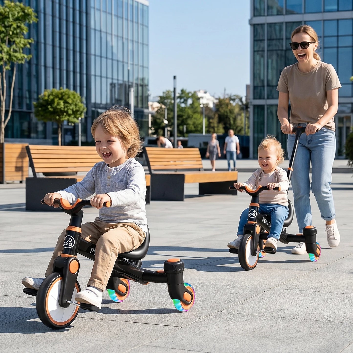 Tricycle Évolutif 3 en 1 — Roues LED