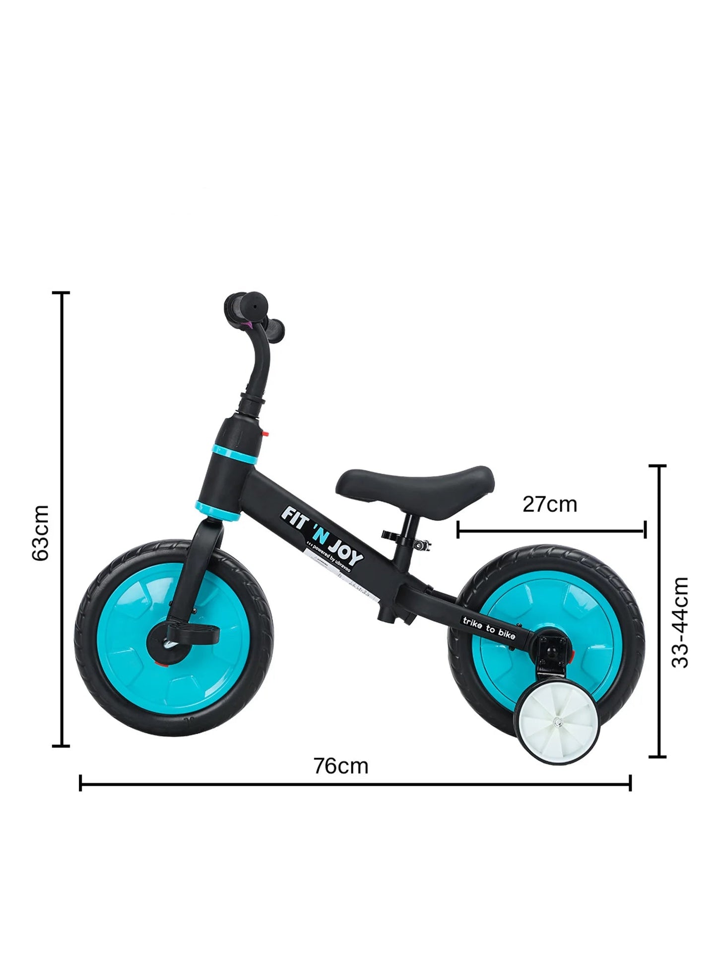 Vélo Évolutif Enfant 2-5 ans — Roues Stabilisatrices