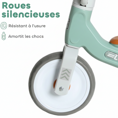 Tricycle Bébé - Guidon Limité 60° : 12-36 mois